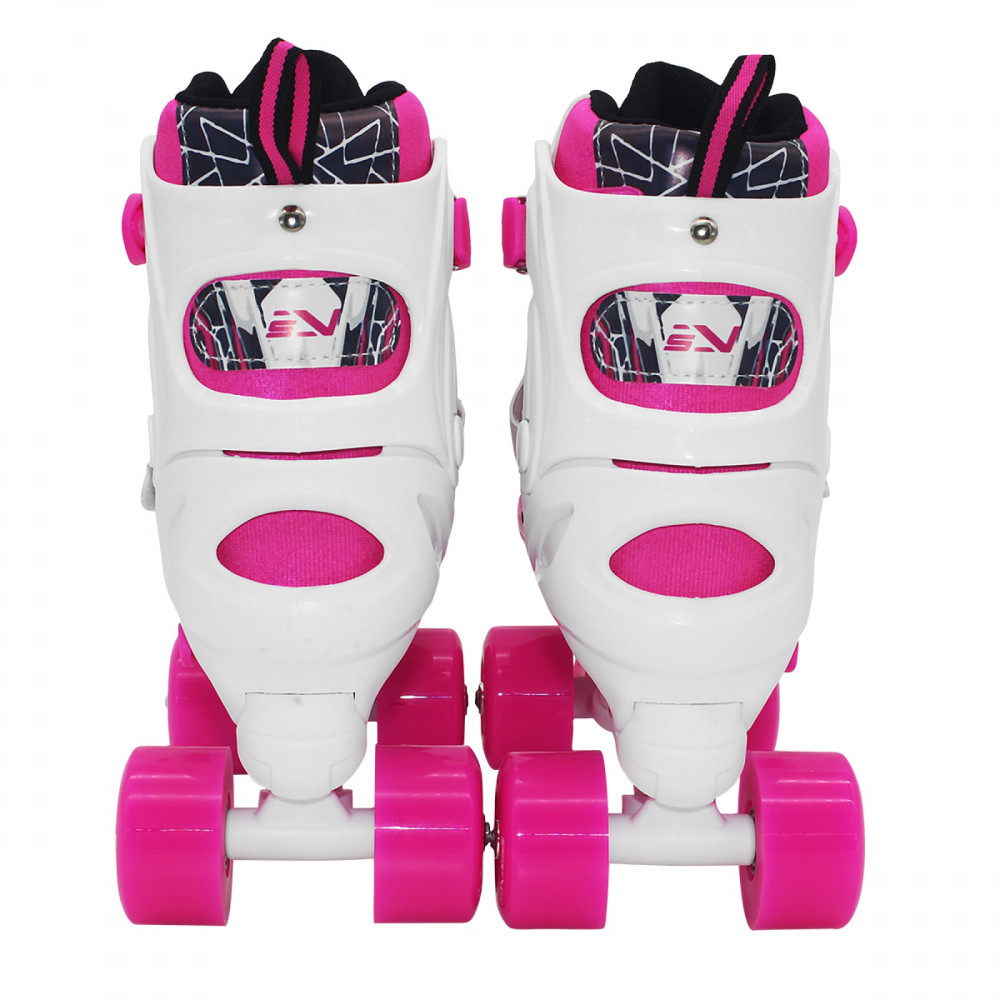 Роликові ковзани (квади) SportVida Size 31-34 White/Pink (SV-LG0054) 