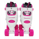 Роликові ковзани (квади) SportVida Size 31-34 White/Pink (SV-LG0054) 