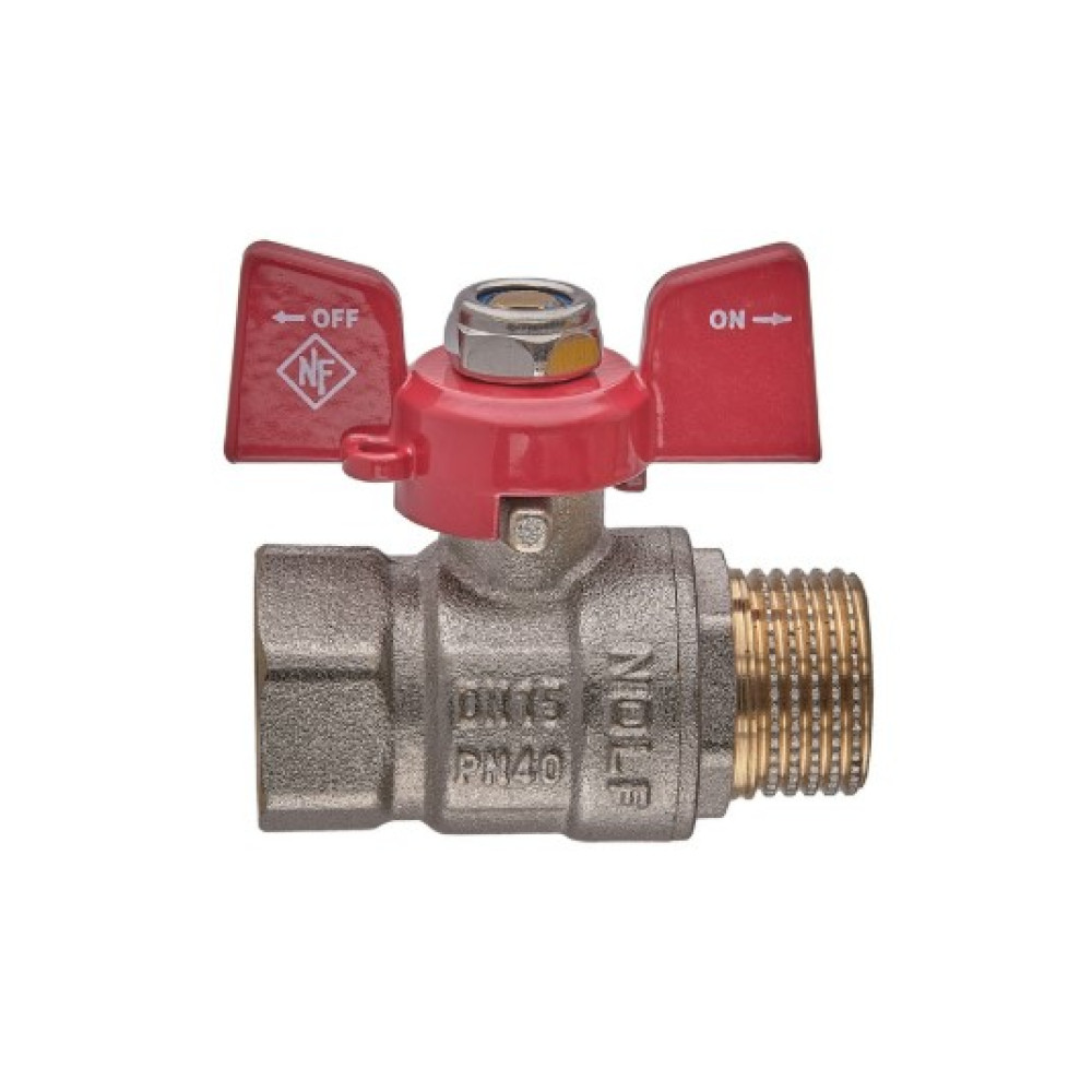 Кран шаровой Nolf classic 1/2" прямой NFC.721-06 (NF3126)