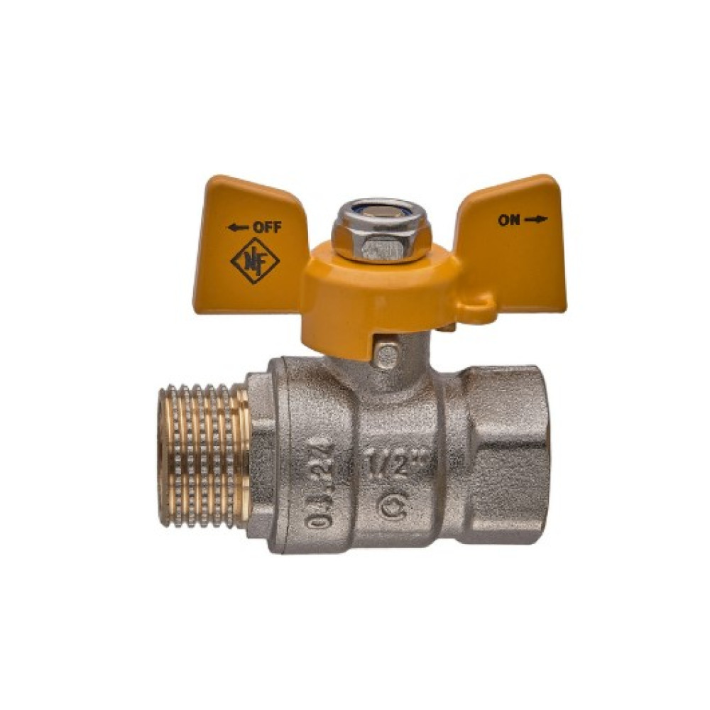 Кран кульовий Nolf classic 1/2" прямий NFC.722-06 (NF3129)