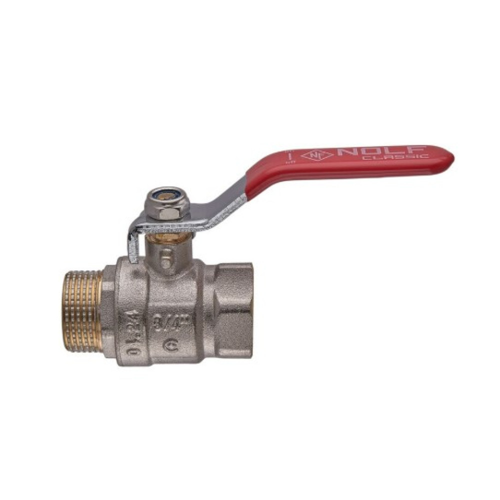 Кран кульовий Nolf classic 3/4" прямий NFC.621-08 (NF3139)