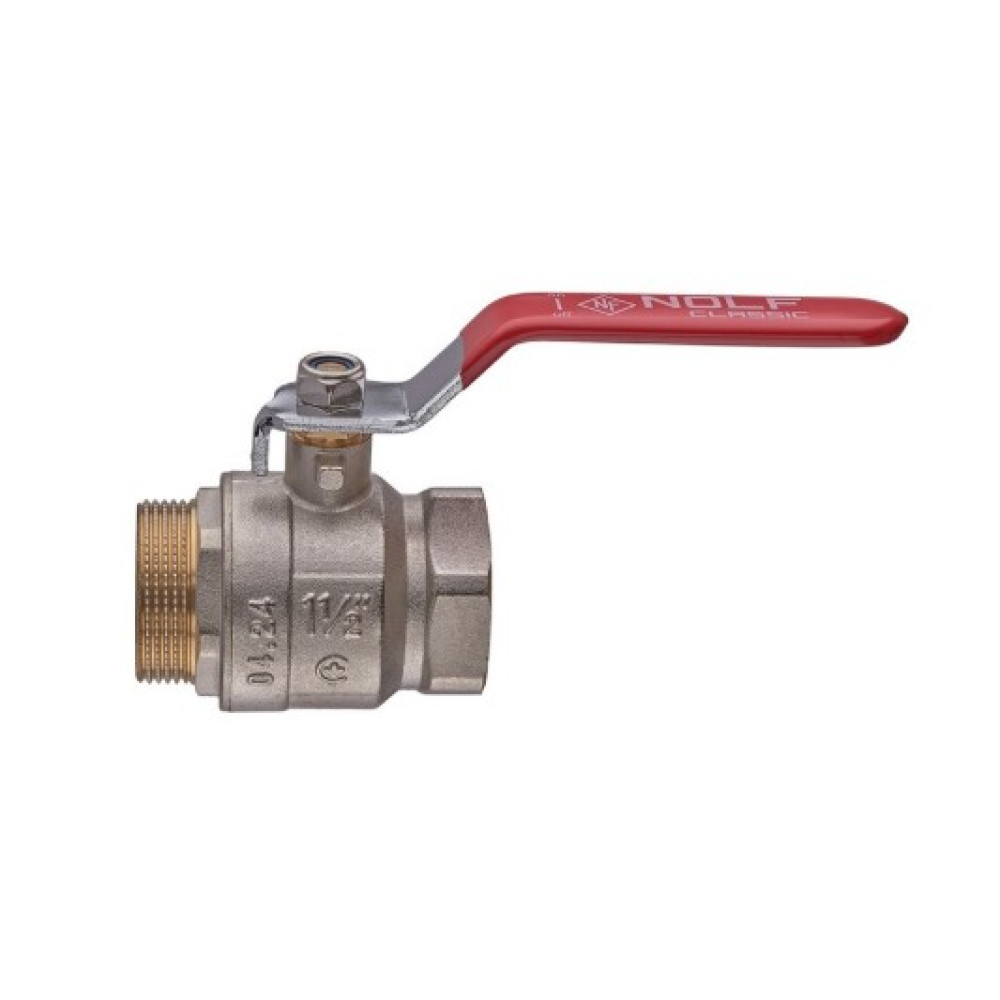 Кран шаровой Nolf classic 1 1/2" прямой NFC.621-40 (NF3142)