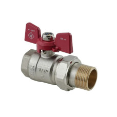 Кран шаровой с американкой Nolf classic 3/4" прямой NFC.921-08 (NF3151)