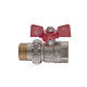 Кран шаровой с американкой Nolf classic 1" прямой NFC.921-10 (NF3152)