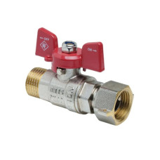 Кран шаровой Nolf classic 1/2" прямой с накидной гайкой NFC.821-06 (NF3153)