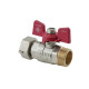 Кран шаровой Nolf classic 3/4" прямой с накидной гайкой NFC.821-08 (NF3154)
