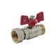 Кран шаровой Nolf classic 3/4" прямой с накидной гайкой NFC.821-08 (NF3154)