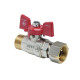 Кран шаровой Nolf classic 3/4" прямой с накидной гайкой NFC.821-08 (NF3154)