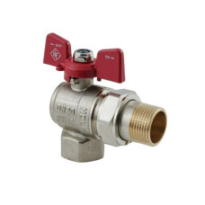 Кран шаровой с американкой Nolf classic 3/4" угловой NFC.941-08 (NF3156)