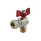 Кран шаровой Nolf classic 1/2" угловой с накидной гайкой NFC.841-06 (NF3158)