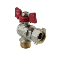 Кран кульовий Nolf classic 1/2" кутовий з накидною гайкою NFC.841-06 (NF3158)