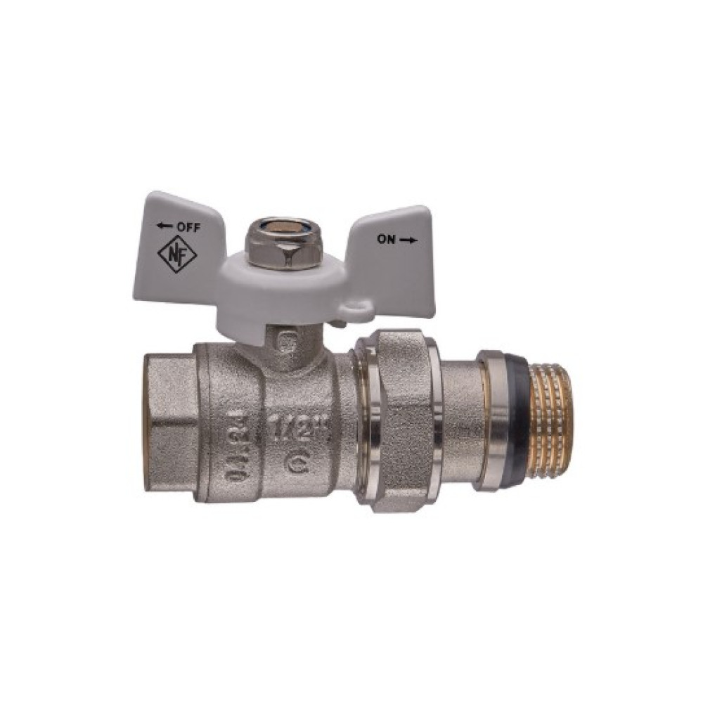 Кран шаровой с американкой Nolf classic 1/2" прямой NFC.963-06 (NF3160)