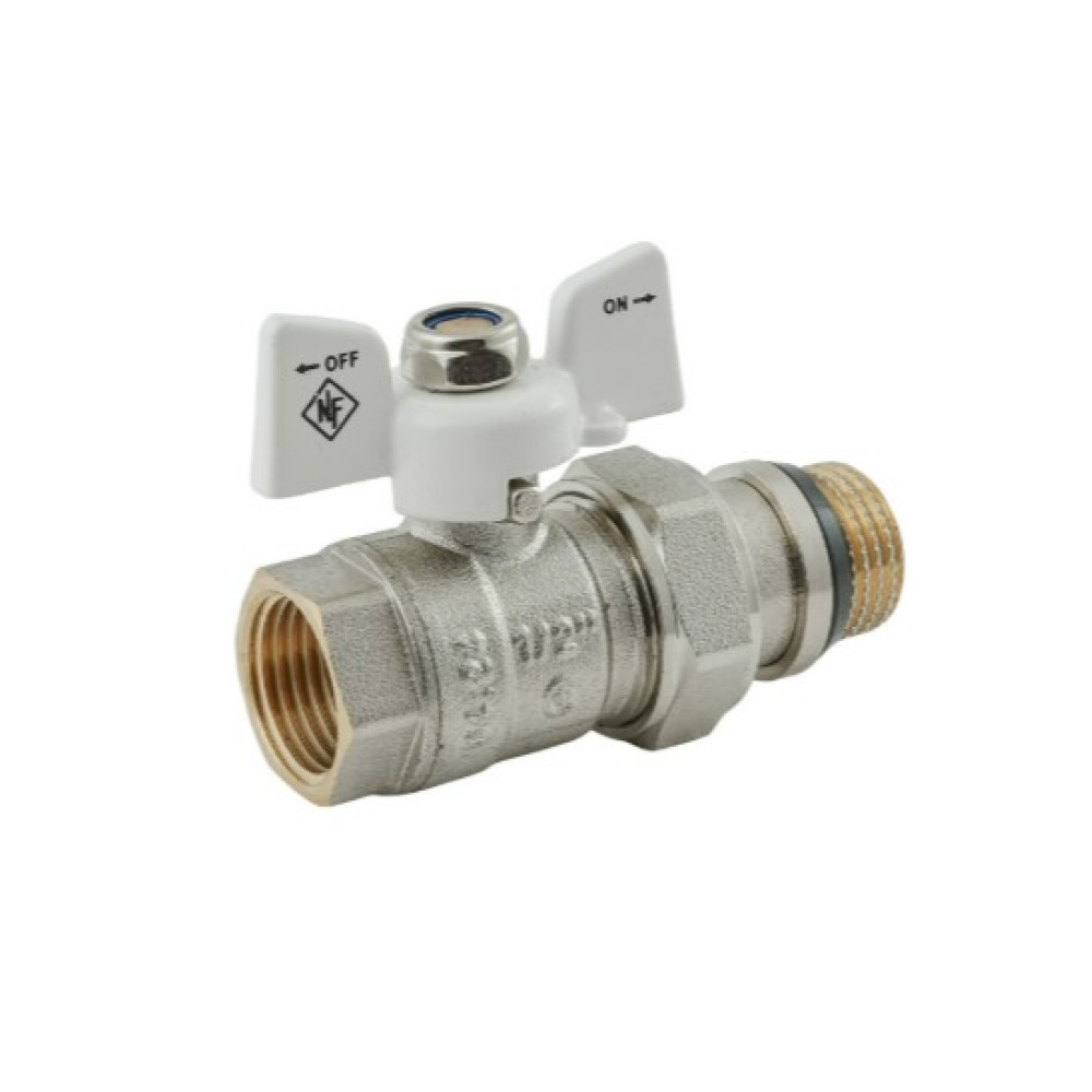 Кран шаровой с американкой Nolf classic 1/2" прямой NFC.963-06 (NF3160)