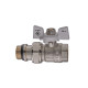 Кран шаровой с американкой Nolf classic 1/2" прямой NFC.963-06 (NF3160)
