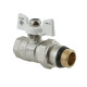 Кран шаровой с американкой Nolf classic 1/2" прямой NFC.963-06 (NF3160)