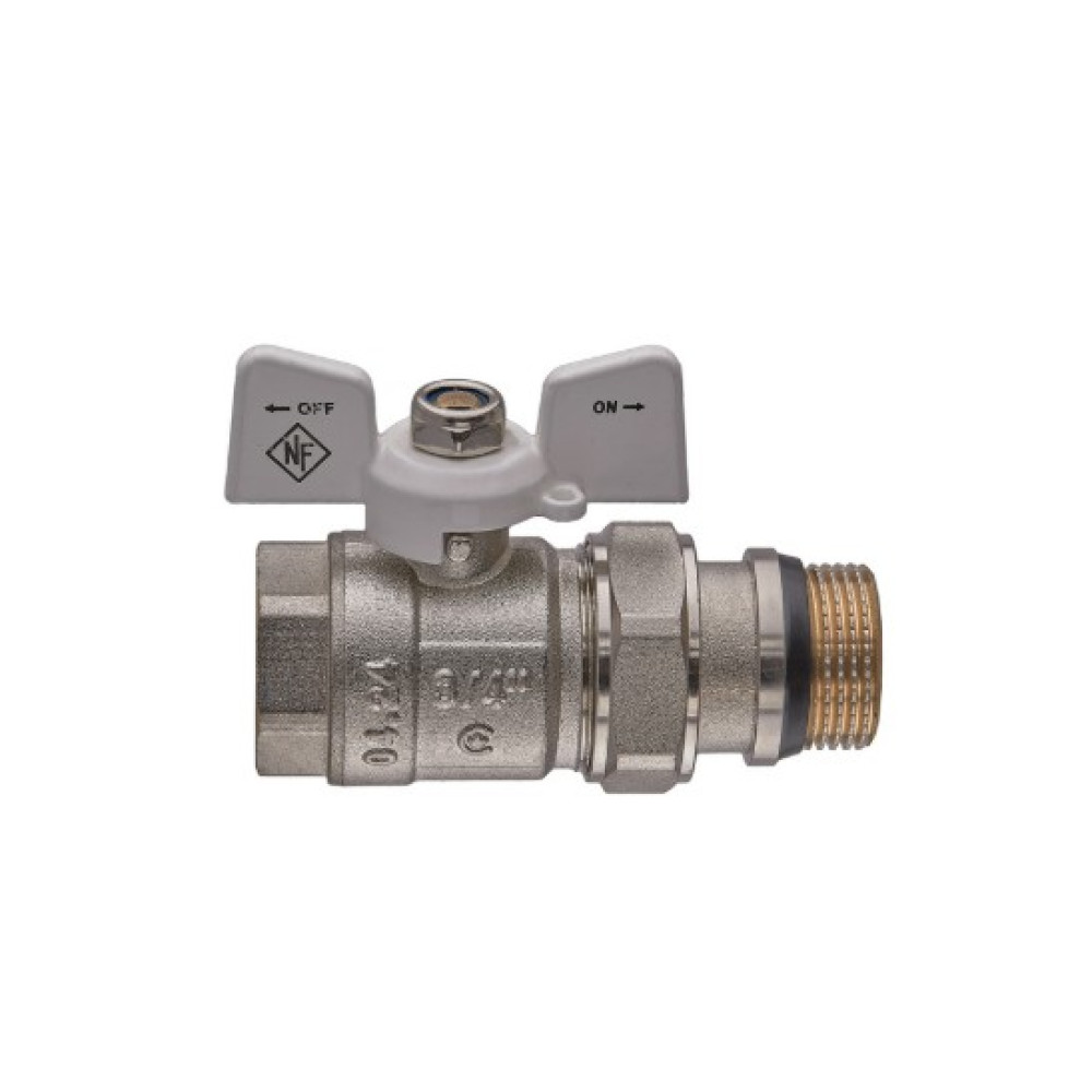 Кран кульовий з американкою Nolf classic 3/4" прямий NFC.963-08 (NF3161)