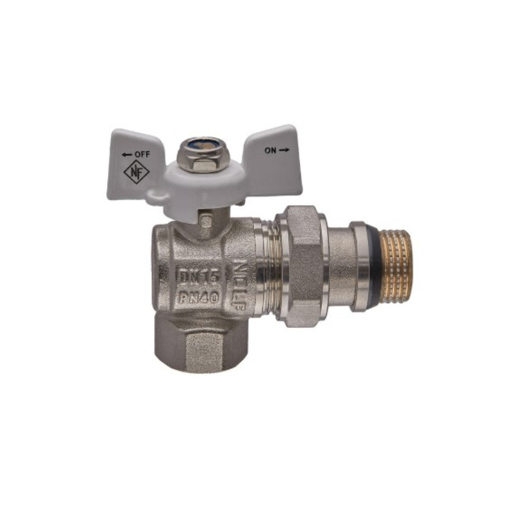 Кран шаровой с американкой Nolf classic 1/2" угловой NFC.983-06 (NF3162)