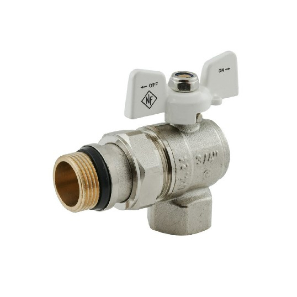 Кран шаровой с американкой Nolf classic 3/4" угловой NFC.983-08 (NF3163)