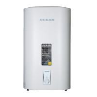 Водонагреватель Ocean FLAT BASIC 80 Л, 2,0 кВт, "мокрый", прямоугольный, вертикальный, белый (RZB80M ET+WT)