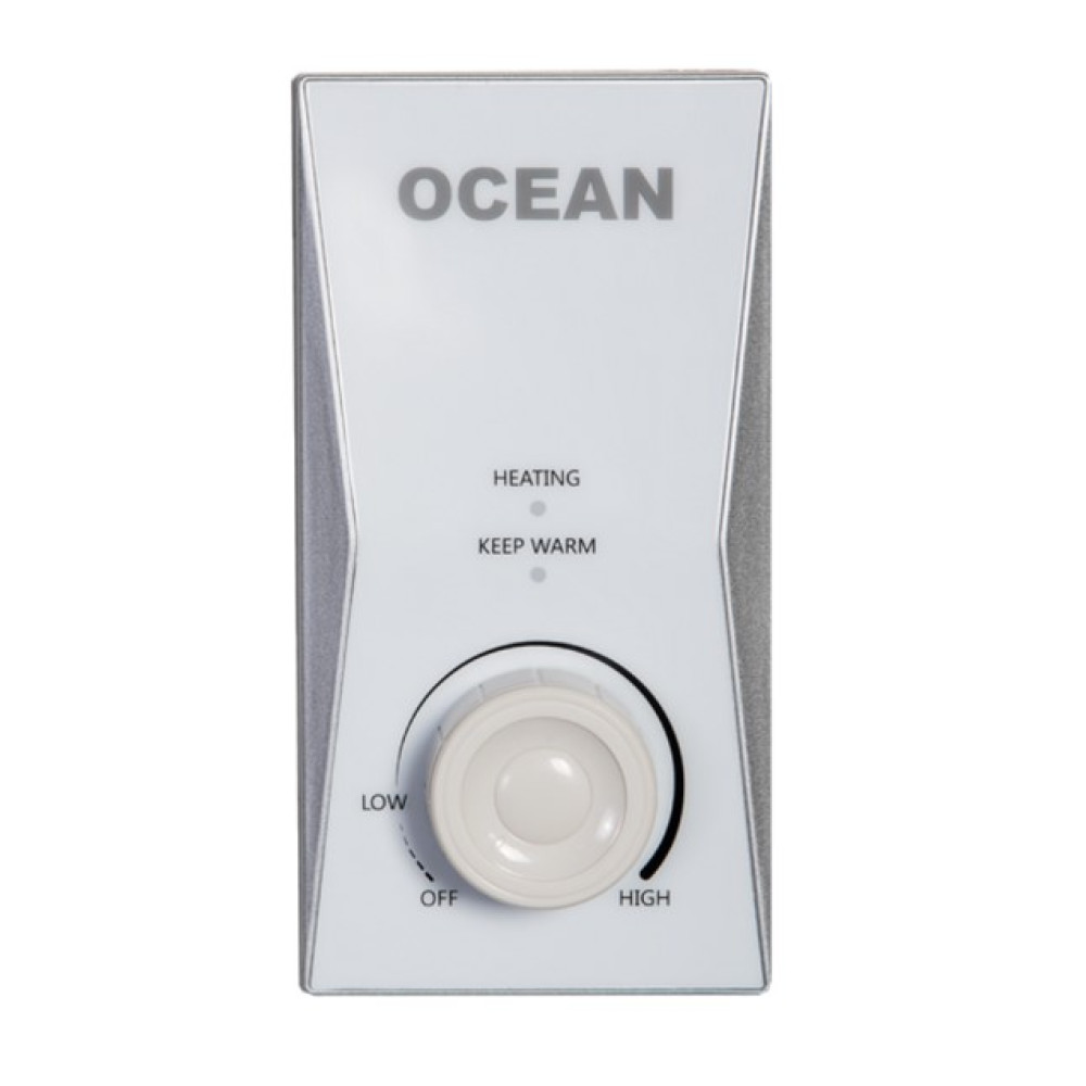 Водонагреватель Ocean FLAT BASIC 80 Л, 2,0 кВт, "мокрый", прямоугольный, вертикальный, белый (RZB80M ET+WT)