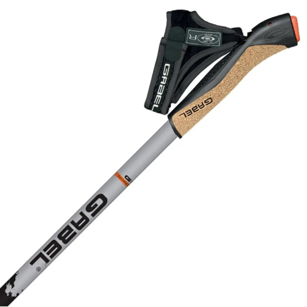 Палиці для скандинавської ходьби Gabel X-1.35 Active Knife Black/Orange 105 (7008361151050)
