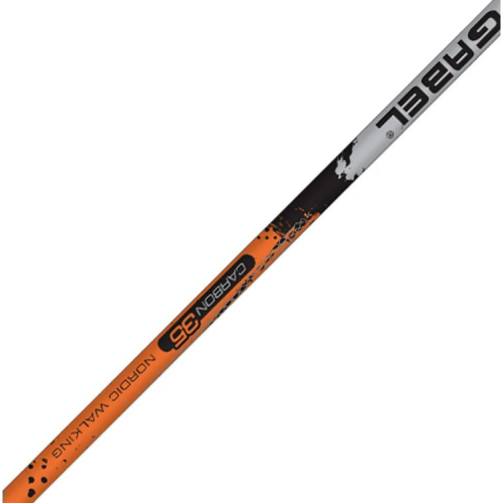 Палиці для скандинавської ходьби Gabel X-1.35 Active Knife Black/Orange 105 (7008361151050)