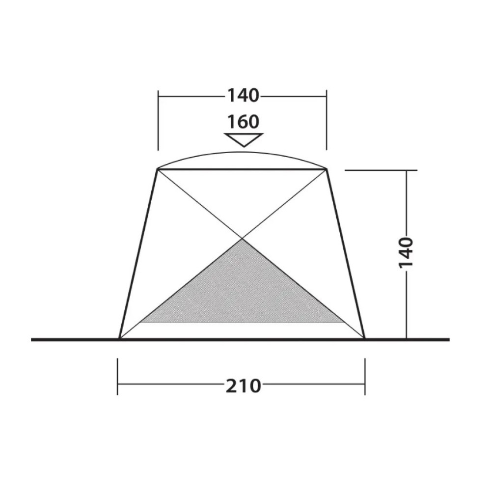 Намет пляжний Outwell Beach Shelter Compton Blue (111230) 929011