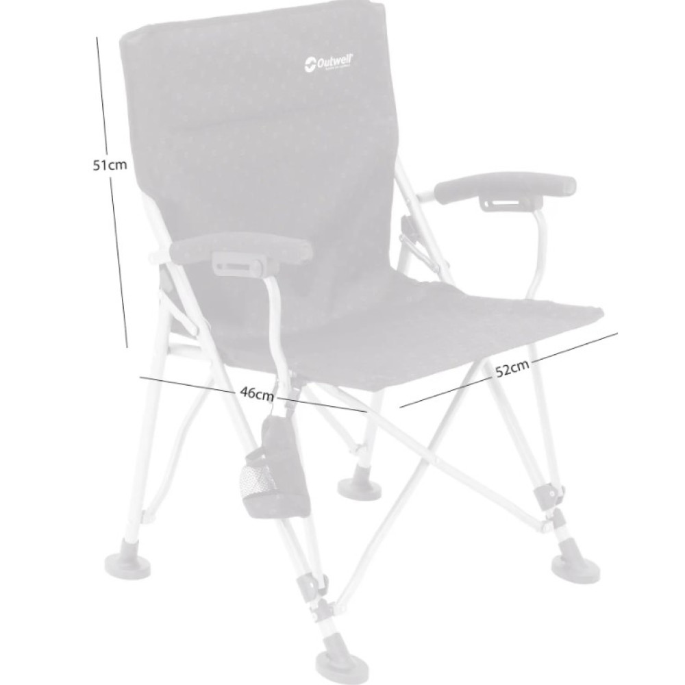 Стілець розкладний Outwell Campo Forest Green (470387)