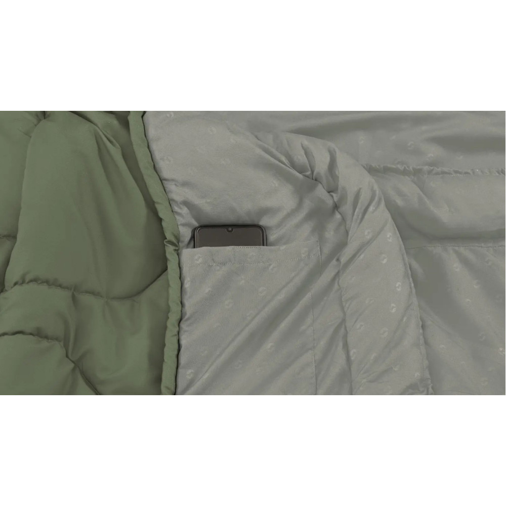 Спальний мішок Outwell Pine/+2°C Olive Green Left (230344)