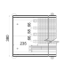Внутрішньопідлоговий конвектор примусової конвекції Polvax KVM.PLUS.PREMIUM.380.1750.120