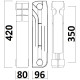 Радиатор биметаллический секционный Queen Therm 350/96 (21821)