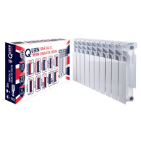 Радиатор биметаллический секционный Queen Therm 350/96 (21821)