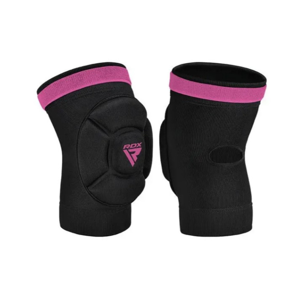 Наколенники спортивные RDX HOSIERY KNEE FOAM K5 BLACK/PINK-M (пара) (HYP-K5BP-M)