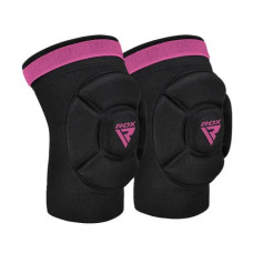 Наколенники спортивные RDX HOSIERY KNEE FOAM K5 BLACK/PINK-M (пара) (HYP-K5BP-M)