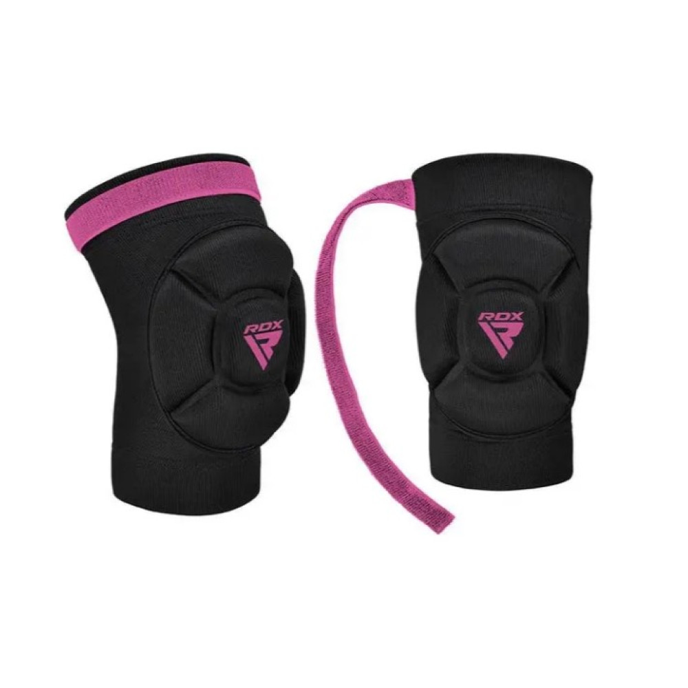 Наколенники спортивные RDX HOSIERY KNEE FOAM K5 BLACK/PINK-M (пара) (HYP-K5BP-M)