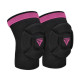 Наколенники спортивные RDX HOSIERY KNEE FOAM K5 BLACK/PINK-M (пара) (HYP-K5BP-M)