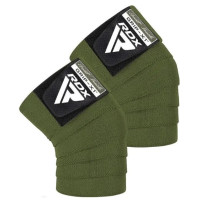 Бинты на колени RDX K1 GYM Knee Wraps Army Green (WAH-K1AG)