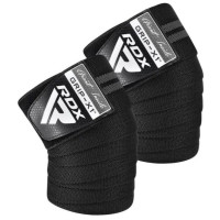 Бинти на коліна RDX KR11 GYM Knee Wrap Black/Grey (WAH-KR11BG)