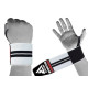 Бинты для запястий (кистевые бинты) RDX W2 Gym Wrist Wraps BLACK/WHITE PLUS (WAH-W3W+)