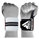 Бинты для запястий (кистевые бинты) RDX W2 Gym Wrist Wraps BLACK/WHITE PLUS (WAH-W3W+)
