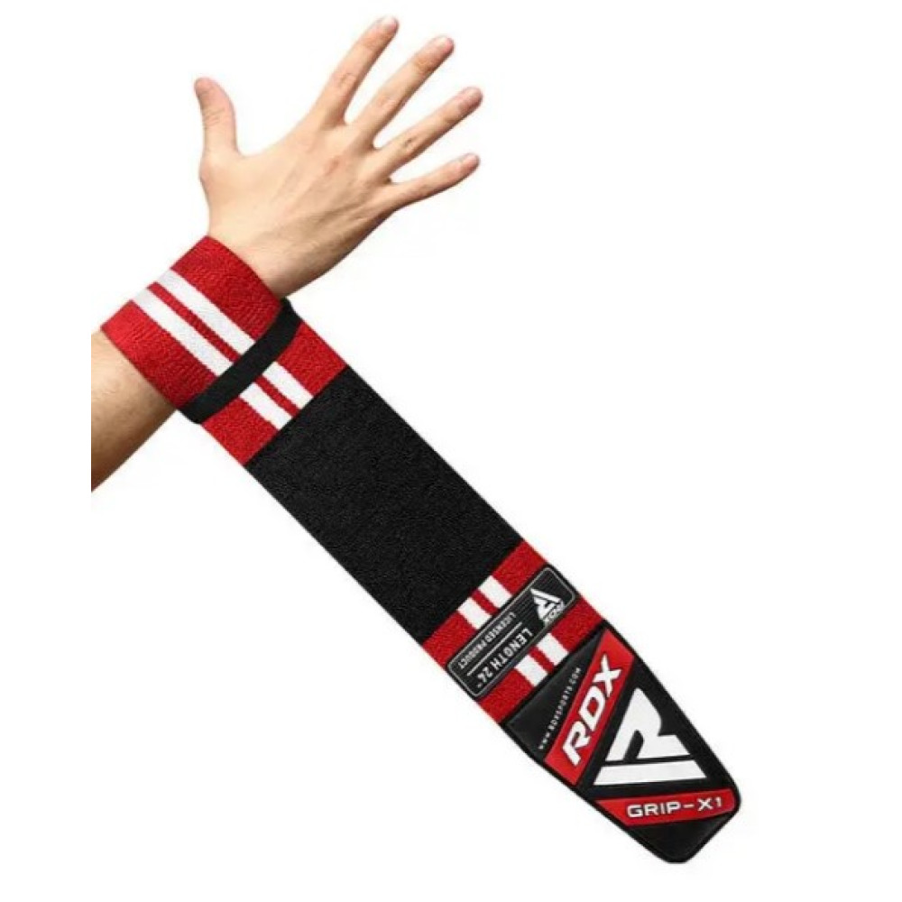 Бинты для запястий (кистевые бинты) RDX W4 RED 18"-S (WAH-W4R-S)