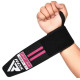 Бинты для запястий (кистевые бинты) RDX GYM WRIST WRAP R11 BLACK/PINK (WAH-WR11BP)