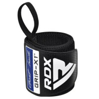 Бинты для запястий (кистевые бинты) RDX GYM WRIST WRAP R11 BLACK/ BLUE (WAH-WR11BU)
