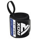 Бинты для запястий (кистевые бинты) RDX GYM WRIST WRAP R11 BLACK/ BLUE (WAH-WR11BU)