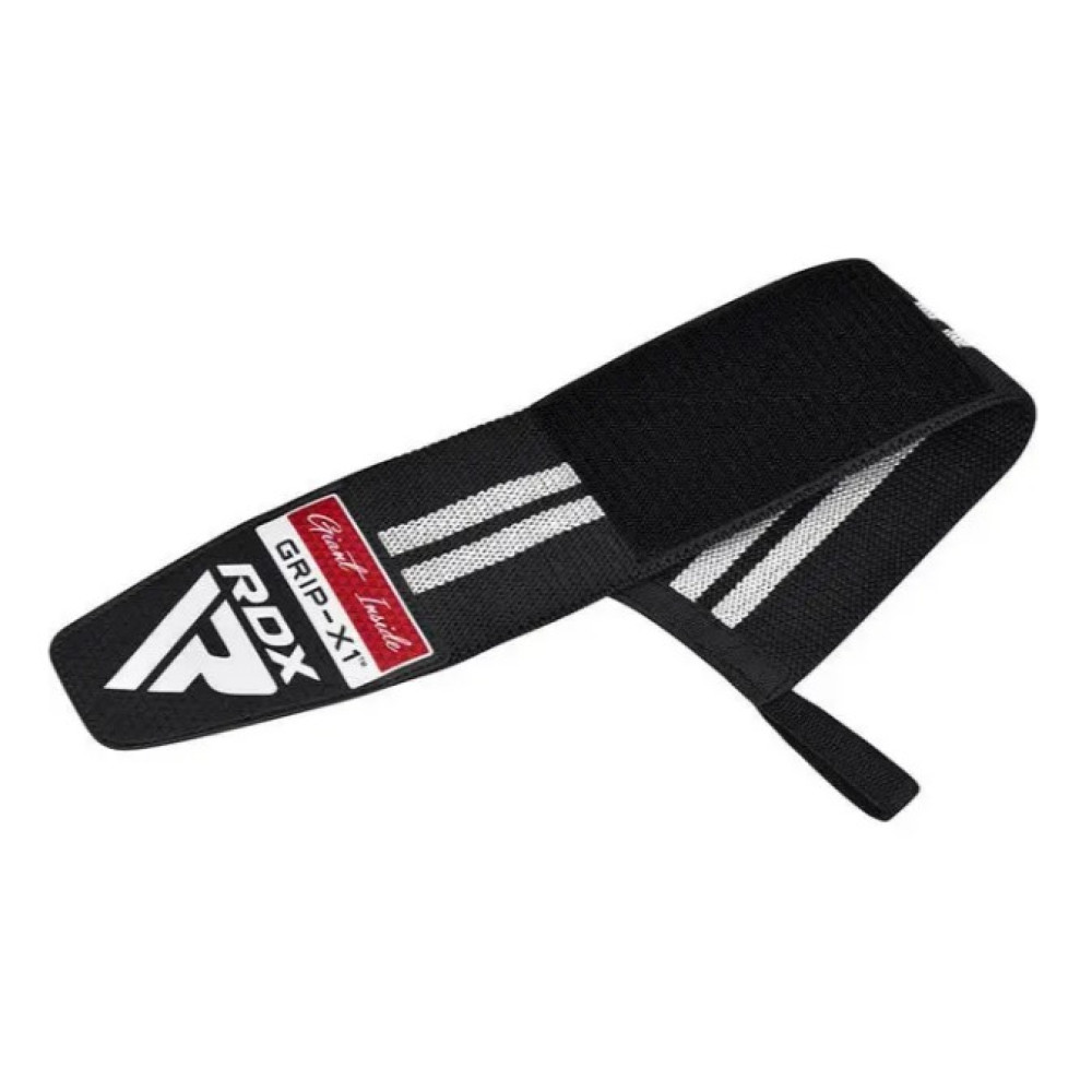 Бинты для запястий (кистевые бинты) RDX GYM WRIST WRAP R11 BLACK/WHITE (WAH-WR11BW)