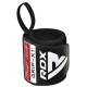 Бинты для запястий (кистевые бинты) RDX GYM WRIST WRAP R11 BLACK/WHITE (WAH-WR11BW)