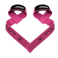Лямки для тяги RDX S4 Gym Cotton Gel Straps Pink Plus (WAC-S4P+)