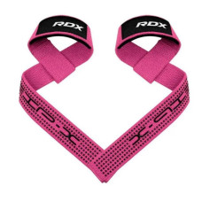 Лямки для тяги RDX S4 Gym Cotton Gel Straps Pink Plus (WAC-S4P+)