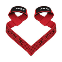 Лямки для тяги RDX S4 Gym Cotton Gel Straps Red Plus (WAC-S4R+)