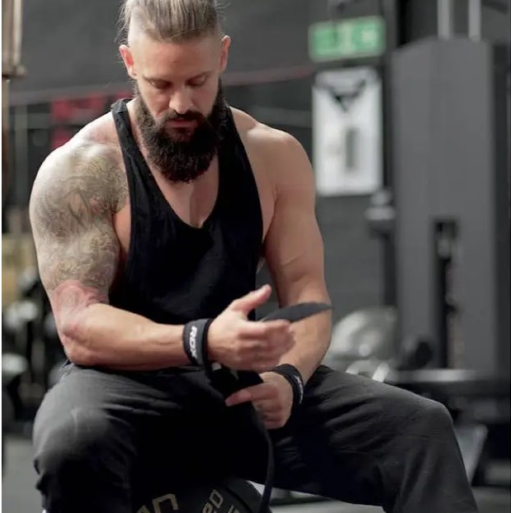 Лямки для тяги RDX S4 Gym Cotton Gel Straps Red Plus (WAC-S4R+)